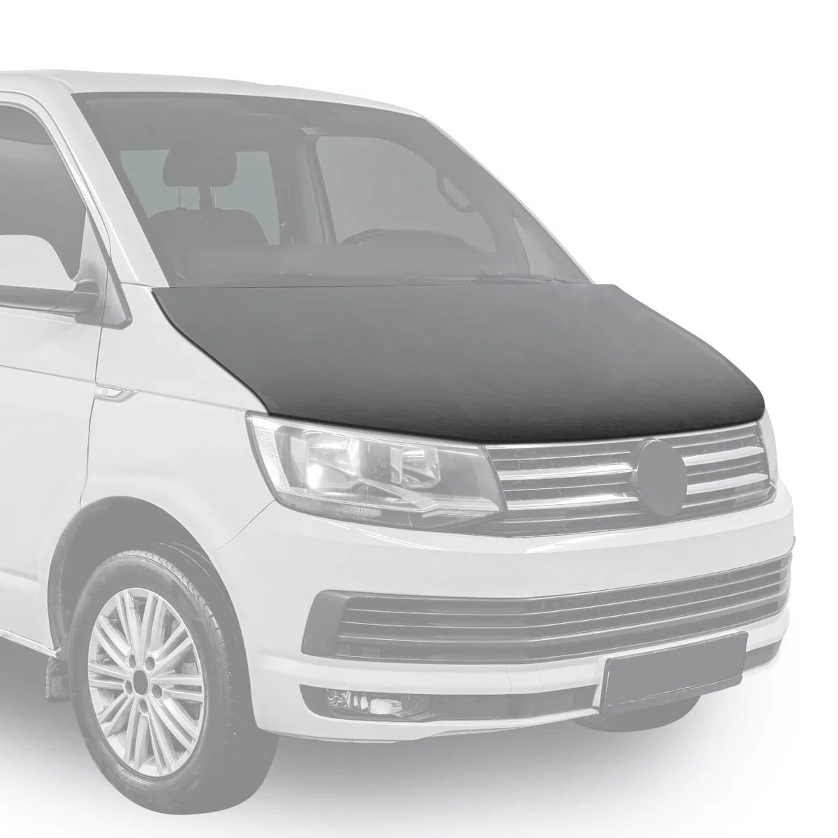 OMAC Haubenbra Bonnet Bra Steinschlagschutz kompatibel mit Opel Vivaro B 2014-2019 Schwarz 1tlg