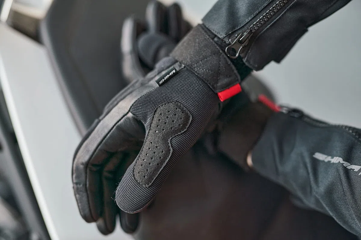 Shima AIR 2.0 Men Motorradhandschuhe Herren - Belüftete, Sommer Handschuhe aus Mesh mit Knöchel und Finger Protektoren, Verstärkte Handfläche (Schwarz, 4XL)