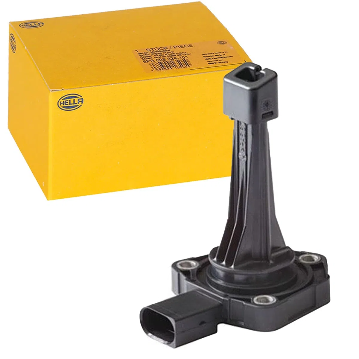 HELLA 6PR 009 622-121 Sensor, Motorölstand - 3-polig - mit Dichtung