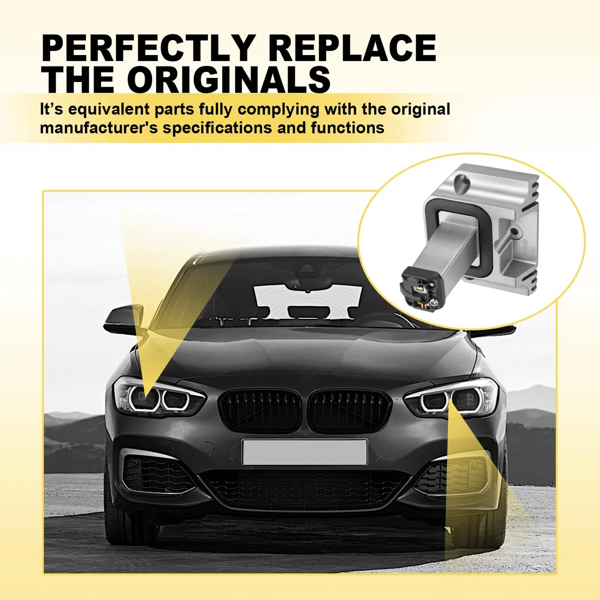 Angel Eyes Modul Für BMW 1er F20 F21 2011-2015, Tagfahrlicht DRL Modul, Lichtmodul Scheinwerfer, 63117296905 9DW181697-001, Links & Rechts