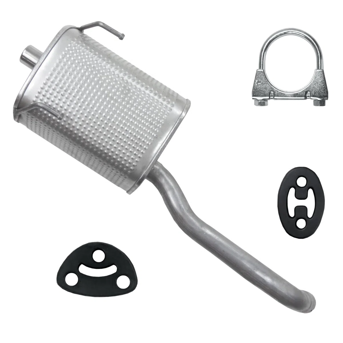 Polmo Endtopf Auspuff für Fiat 500 1 I Panda 2 II Ka 2 II RU8 1.2 1.1