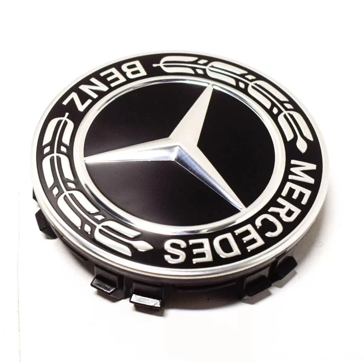 Original Mercedes Benz Raddeckel 73mm Schwarz Rad Emblem 2006- A22240022009040
