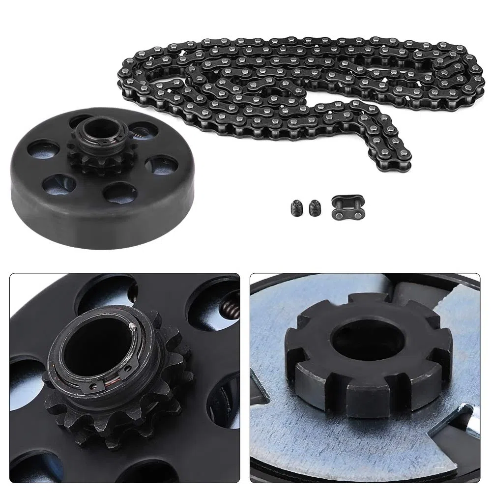 Fliehkraftkupplung 20Mm,Fliehkraftkupplung,Zentrifugalmotor Kupplung 3/4 Zoll Zentrifugalkupplung Bohrung 12 Zahnketten # 35 Satz Kettenschrauben Ersatz Für Mini Bike Kart popular