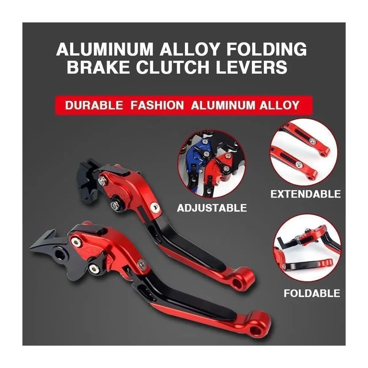 Für H&onda Für VFR800 Für VTEC Für VFR 800 2002-2008 Motorrad Ausziehbare Bremskupplungshebel Lenkergriffe Enden Motorrad-Handschützer(T)