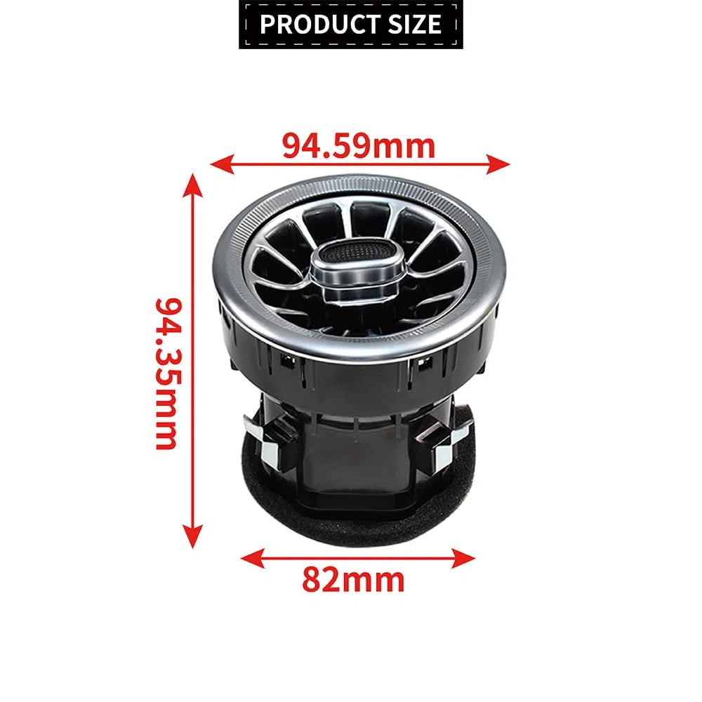 Luftdüse 2stk Lüftungsdüse Armaturenbrett Lüftungsgitter Kompatibel mit V Class W447 Vito V250 V260 A4478308502
