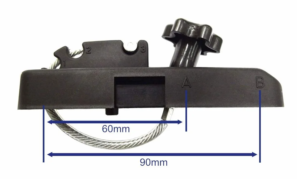 G3 K9.042 - DACHBOX BEFESTIGUNGSKIT FÜR DACHTRÄGER MIT BREITE BIS 90 MM (4 STÜCKE)