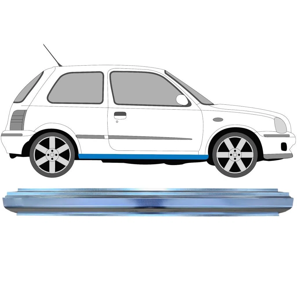 Reparaturblech Schweller für Nissan Micra K11 1992-2003 / Links = Rechts