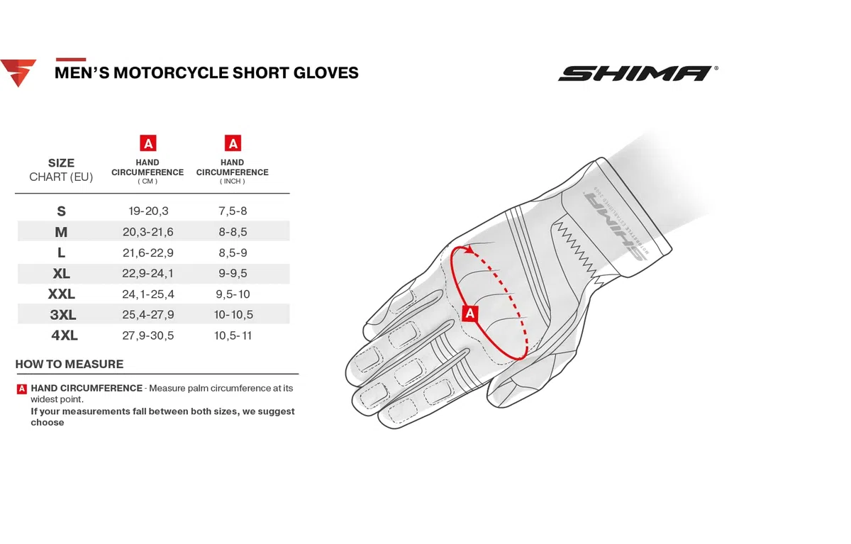 Shima AIR 2.0 Men Motorradhandschuhe Herren - Belüftete, Sommer Handschuhe aus Mesh mit Knöchel und Finger Protektoren, Verstärkte Handfläche (Schwarz, 4XL)