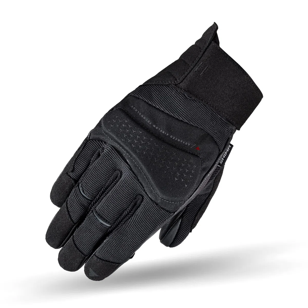 Shima AIR 2.0 Men Motorradhandschuhe Herren - Belüftete, Sommer Handschuhe aus Mesh mit Knöchel und Finger Protektoren, Verstärkte Handfläche (Schwarz, 4XL)