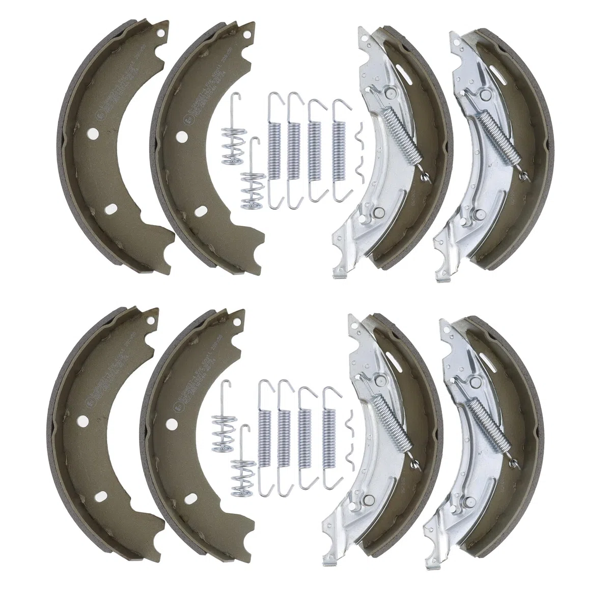The Drive | Bremsbacken Satz für Anhänger | Ø 200x50mm passend für Knott, Schlegl, Nieper 20-2425/1 + 20-964/1 u. BPW S 2005-5 RASK | Set für 2 Achsen