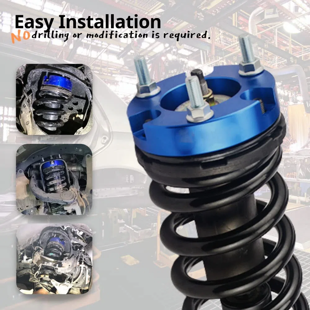 JINGLING 32 mm Abstandshalter für Vorderradaufhängung, Lift-Up-Kits für Ranger T6 BT50 2011–2018, Erhöhungsadapter, Federbeinfeder, 2 Stück (vorne)