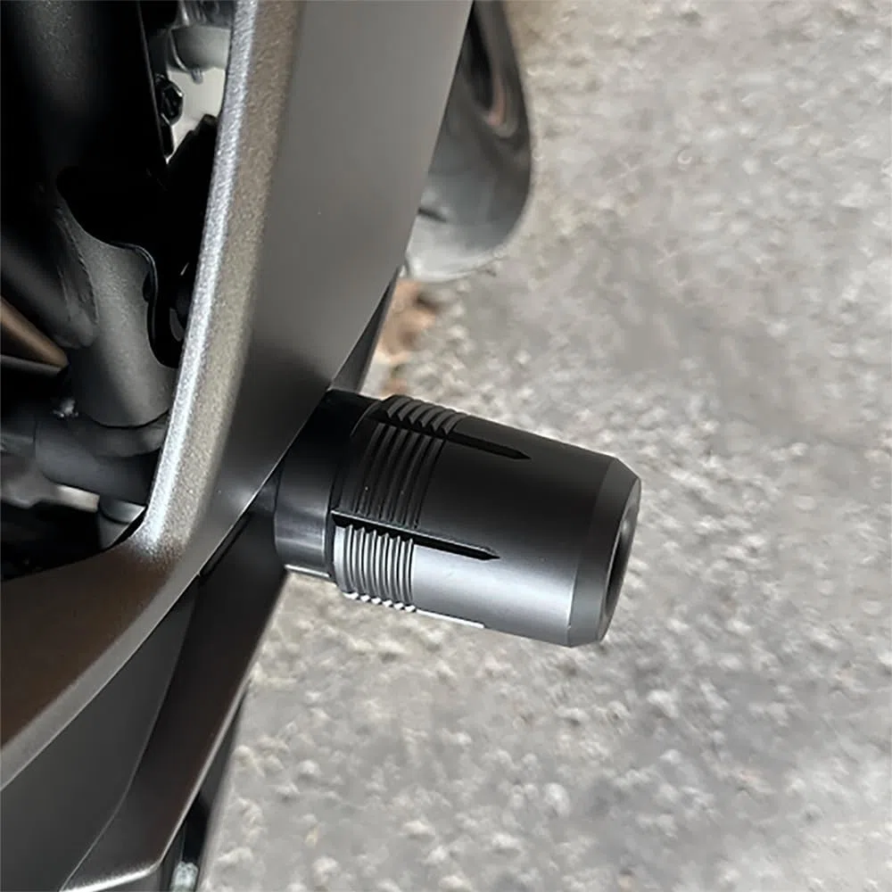 Motorrad Sturzpads für Suzuki GSX S750 GSX S1000 GSXS 750 1000 GSX-S 1000 GT GSX-S1000GT GSR 750 600 400 Zubehör Rahmenschutz Fallschutz Sturzschutz Crashpads Protektoren (Schwarz)