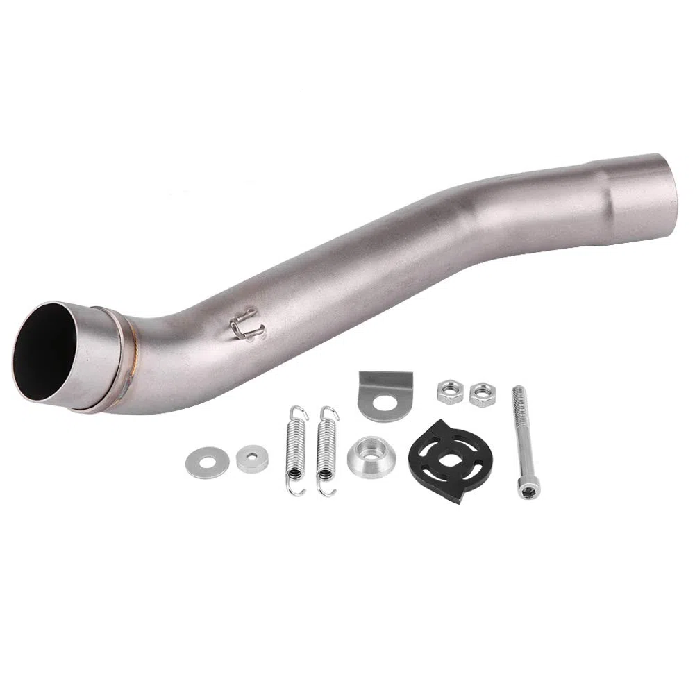 Motorrad Auspuffrohr, rostfreier Edelstahl, Motorrad Auspuff 51mm Rohrdurchmesser for SUZUKI Z750 2007-2012 und Z650 Fahrer, ideal für Straßenfahrten, Touren und Sportfahrten