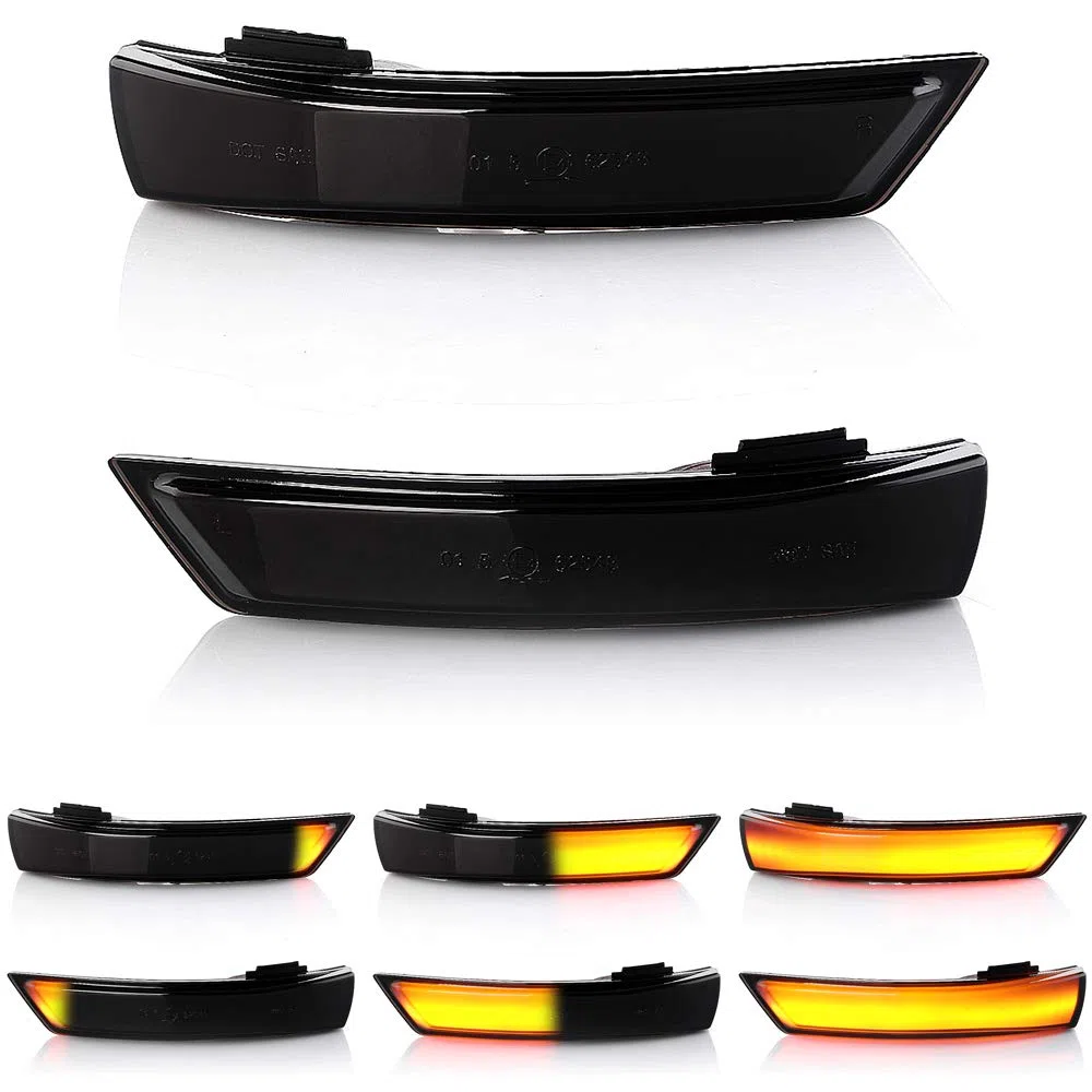 VINSTAR 2 x LED Blinker Spiegelblinker Blinkleuchte Dynamische Laufblinker Seitenblinker