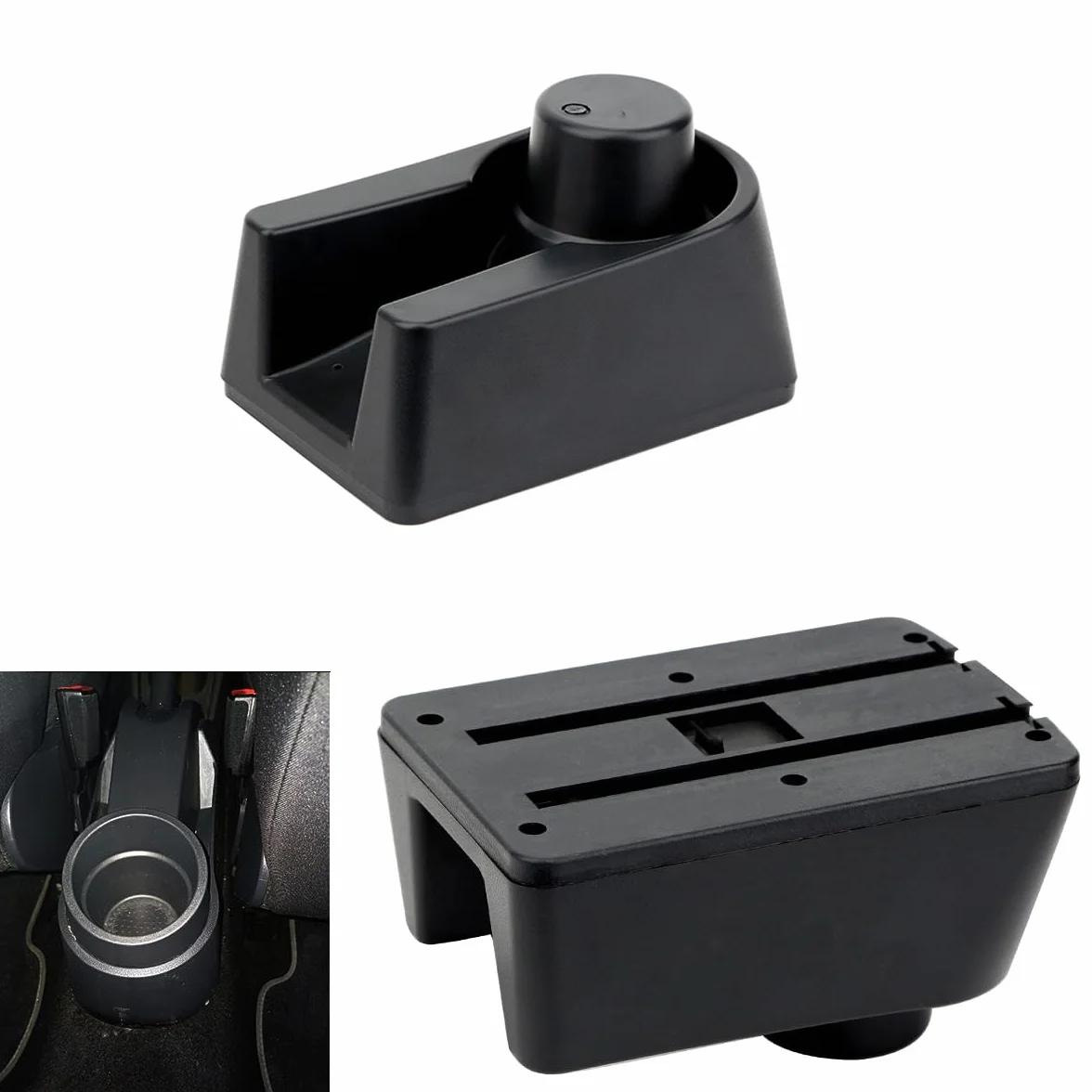 Armlehnen für Seat Ibiza 6j 2008-2016 Zweilagige Armlehne Staufach Schwarz