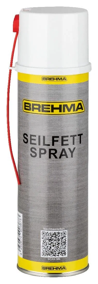 6x BREHMA Seilfett Spray 500ml Fettspray Sprühfett Kettenspray mit Griff